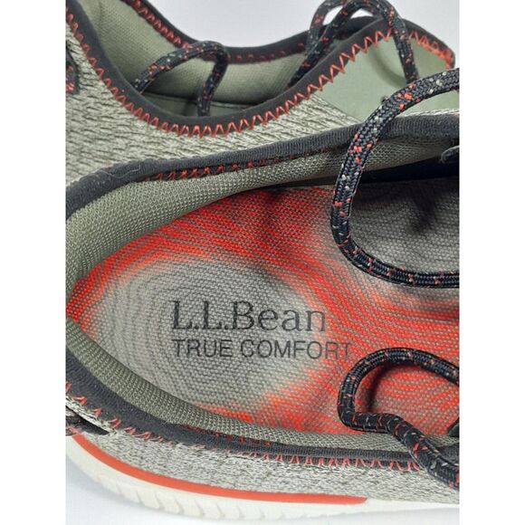 LL Bean Dirigo Lace Up Light Olive Green Lightweight Sneaker Shoes Men 13 M - Picture 11 of 11